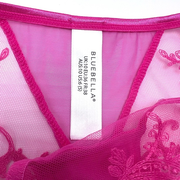 Bluebella Marseille Panty Fandango Pink Sz S - Picture 5 of 7